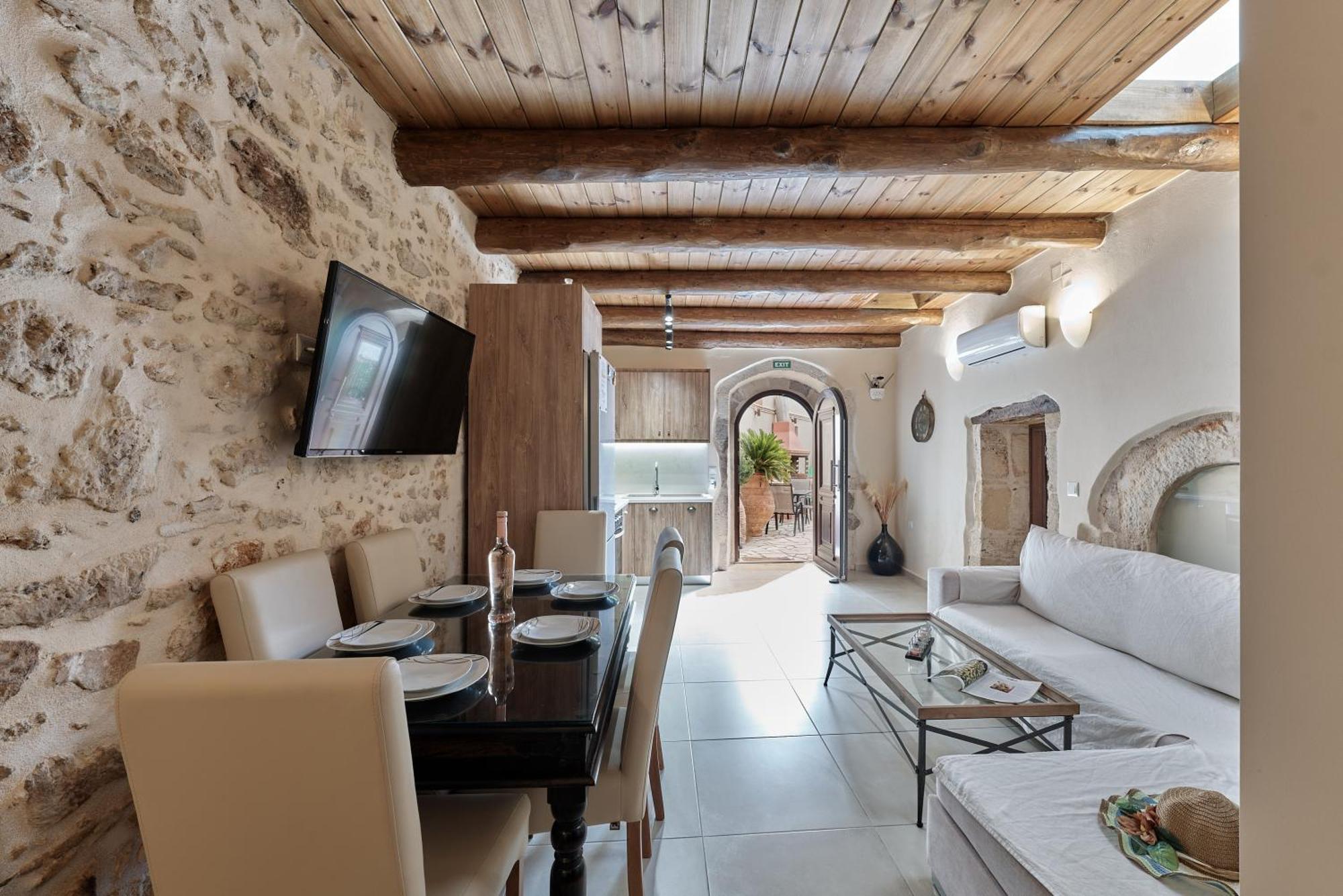 Stone Villa With Swimming Pool-Bbq! Melidhónion Zewnętrze zdjęcie